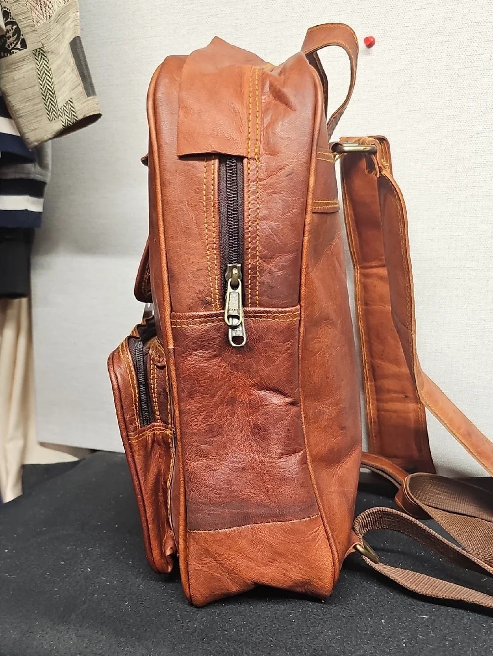 TAPTOP HANDMADE LEATHER BACKPACK BFPM-05-066